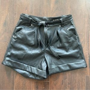 Blank NYC Faux Leather Shorts